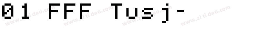 01 FFF Tusj字体转换